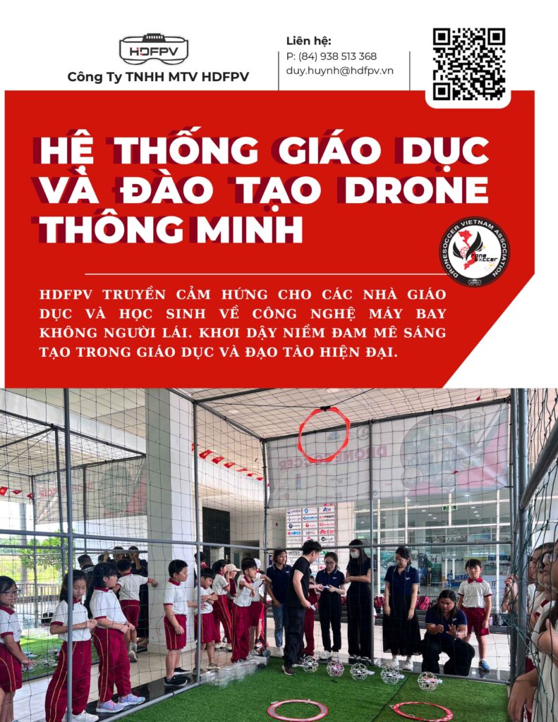 mô hình thể thao – giải trí DroneSoccer