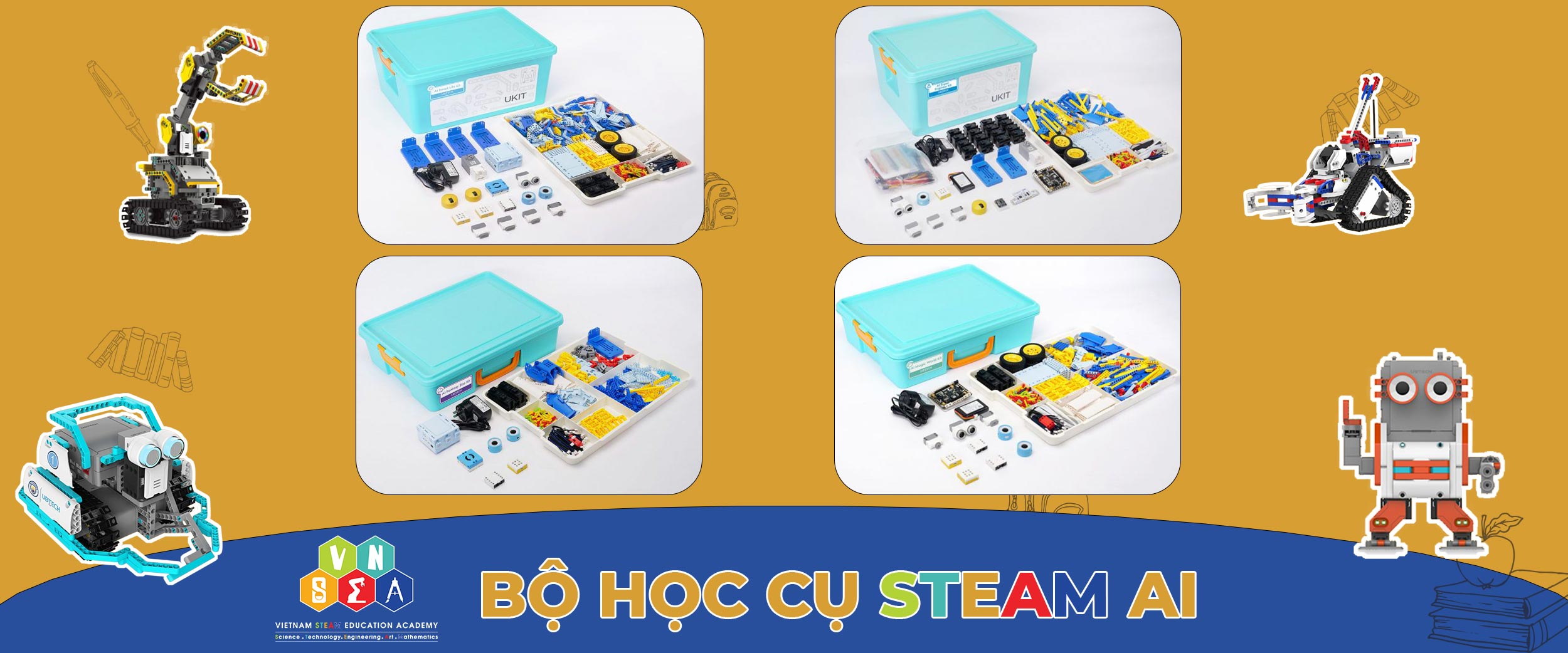 Bộ học cụ và giáo trình STEAM Robotics