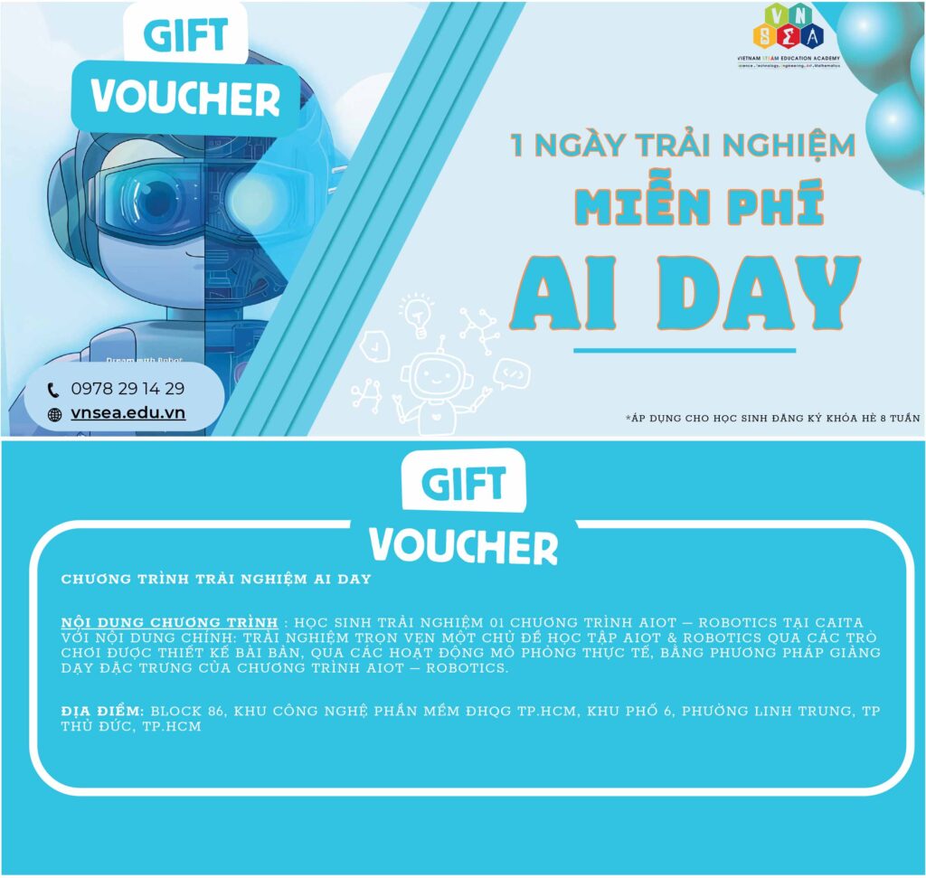 Voucher trải nghiệm AI DAY