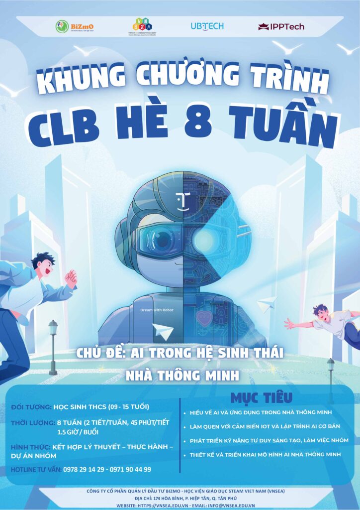 Chương trình hè 8 tuần - AI trong hệ sinh thái nhà thông minh