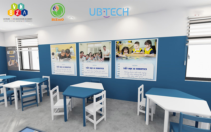 thiết kế phòng AI STEM LAB