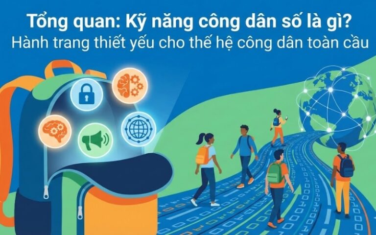 Kỹ năng công dân số là gì? 9 Năng lực Cốt lõi Kỷ nguyên 4.0
