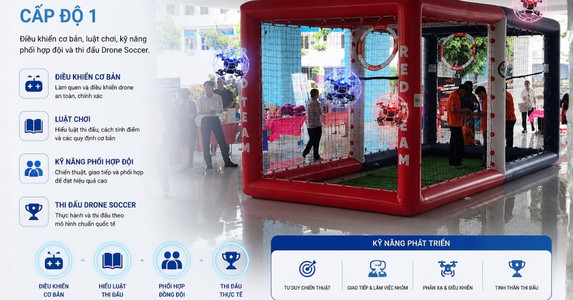 Drone Soccer cấp độ 1